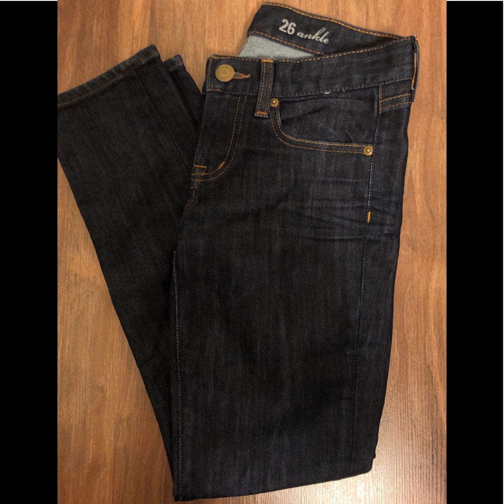 Low Rise J Crew Ankle Jeans